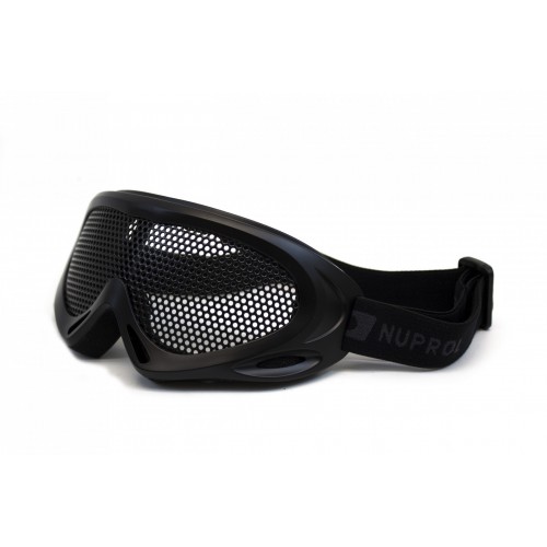 Nuprol Mesh Goggles (Large) (Black), The Nuprol Mesh Eye Protection delivers rugged, game-ready safety for airsoft players seeking full-field coverage without compromise